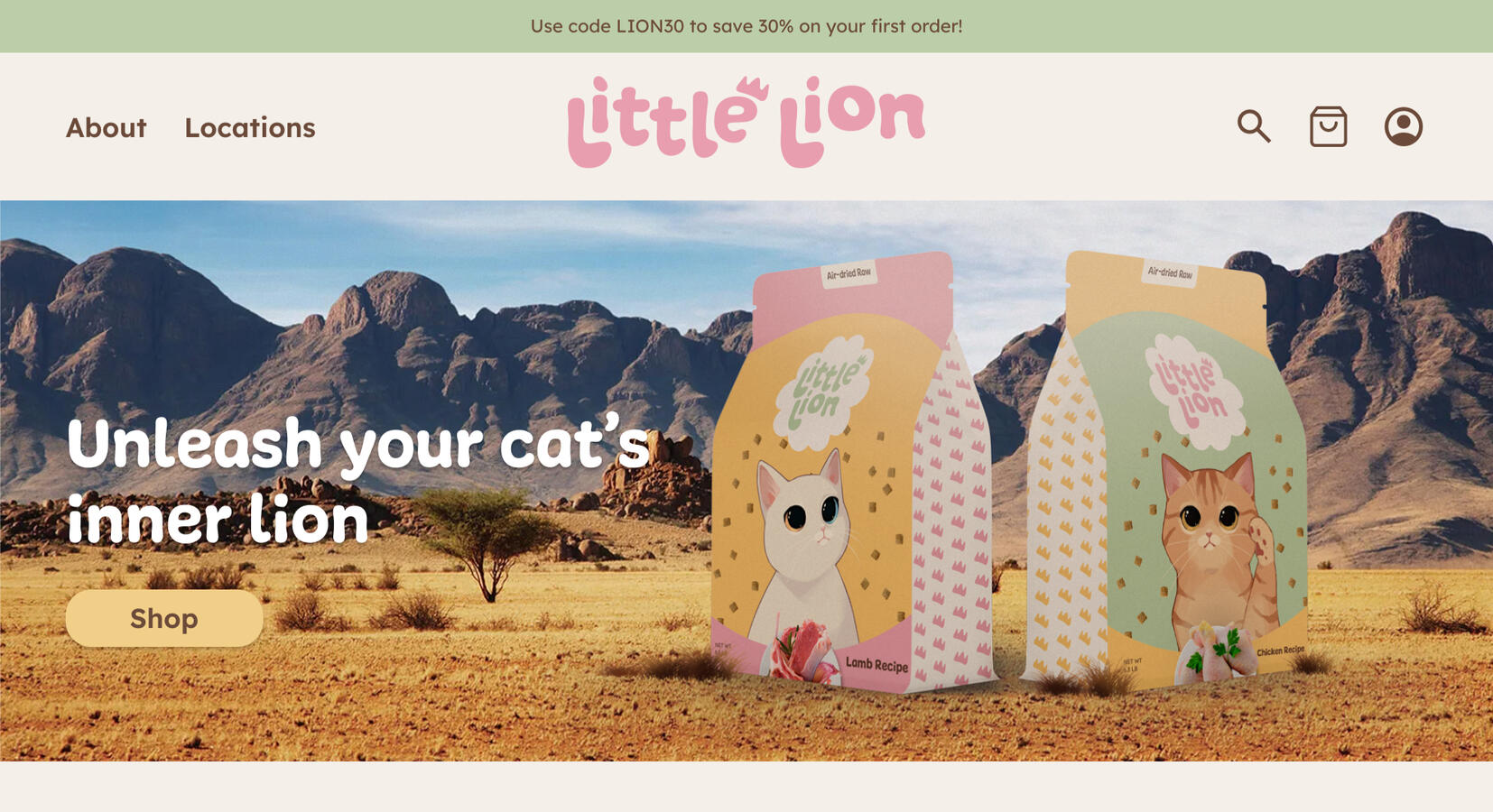 Website made on Figma